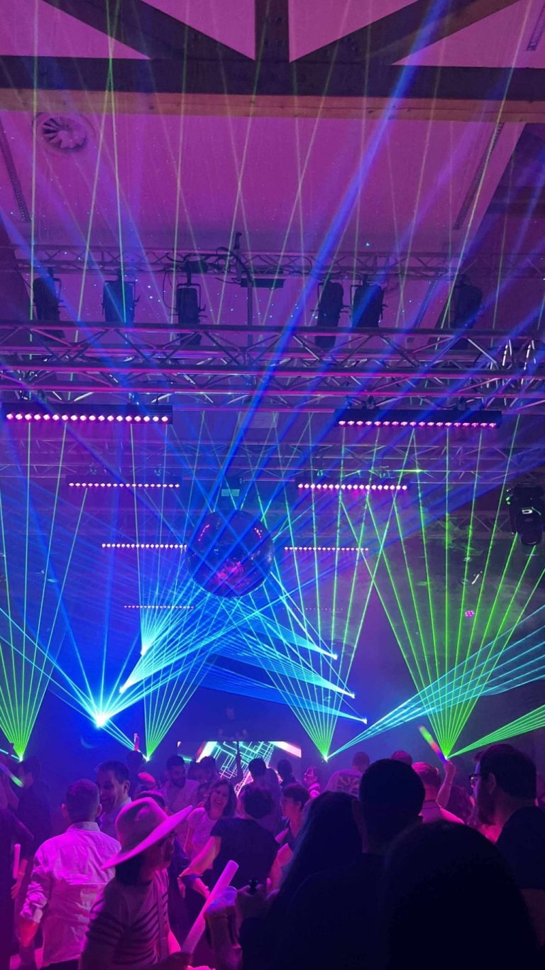 Structure équipée avec nos lasers